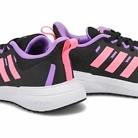 Girls' FortaRun 2.0 Sneaker - Black/Pink