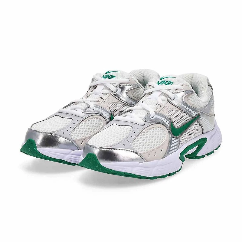 Baskets de performance V5 BG, blanc/malachite/gris