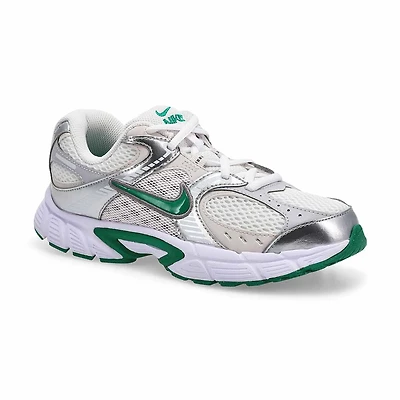 Baskets de performance V5 BG, blanc/malachite/gris