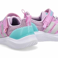 Girls'  Lightorama Sneaker - Ice Lavender/Silver/F