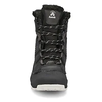 Women's Iceland F Waterproof Winter Boot - Black/W