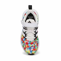 Kids' FortaRun 2.0 EL K Sneaker - White/Black/Gree