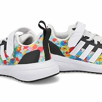 Baskets FORTARUN 2.0 EL K, blanc/noir/vert, enfant