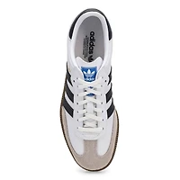 Kids'  Samba OG J Lace Up Sneaker - White/Black/Gu