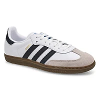 Kids'  Samba OG J Lace Up Sneaker - White/Black/Gu