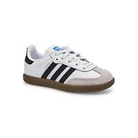Infants'  Samba OG Lace Up Sneaker - White/Black/G