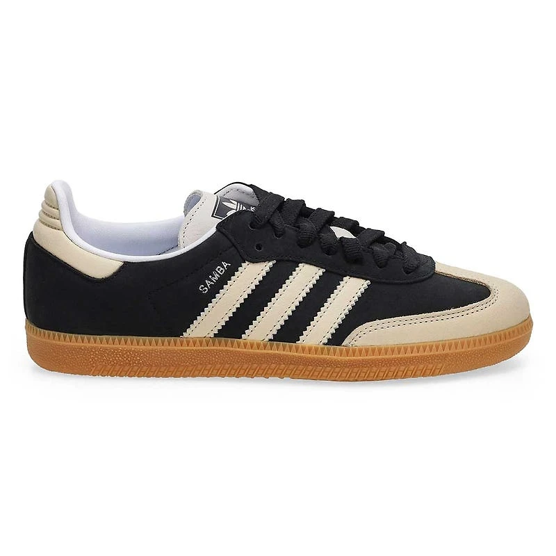 Women's  Samba OG Lace Up Sneaker -Black/Wonder Wh