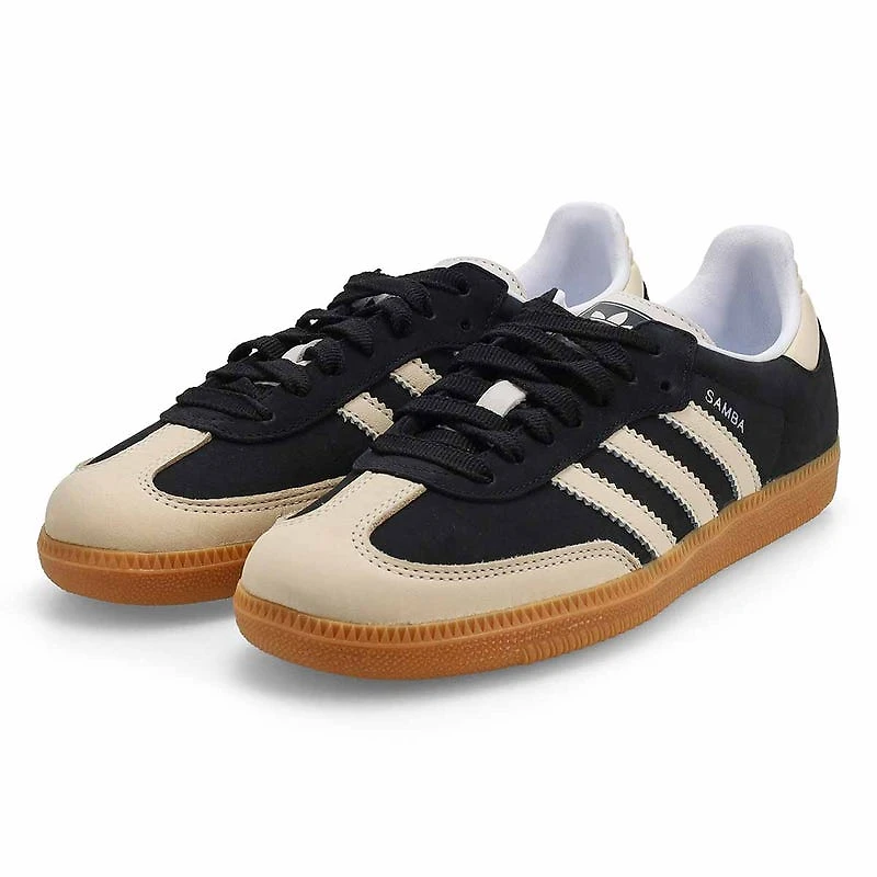 Women's  Samba OG Lace Up Sneaker -Black/Wonder Wh