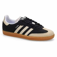Women's  Samba OG Lace Up Sneaker -Black/Wonder Wh