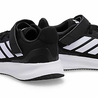 Baskets RUNFALCON 5 EL C, noir/blanc/blanc, enfant