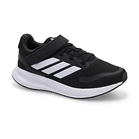 Baskets RUNFALCON 5 EL C, noir/blanc/blanc, enfant