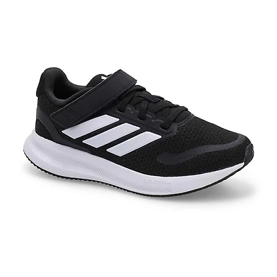 Baskets RUNFALCON 5 EL C, noir/blanc/blanc, enfant