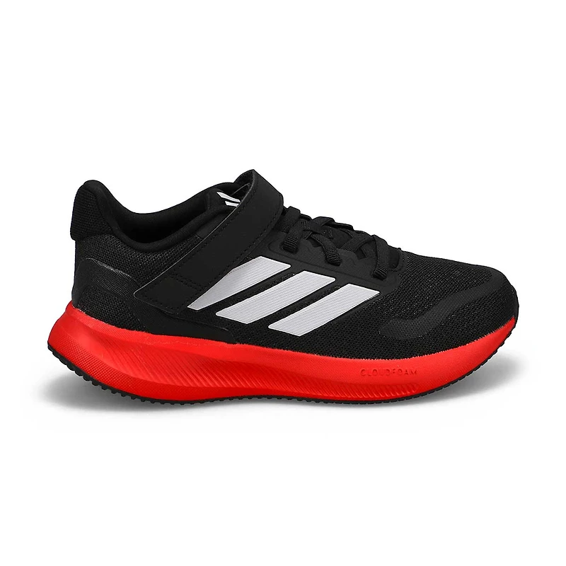 Kids'  Runfalcon 5 EL C Sneaker - Black/White/R