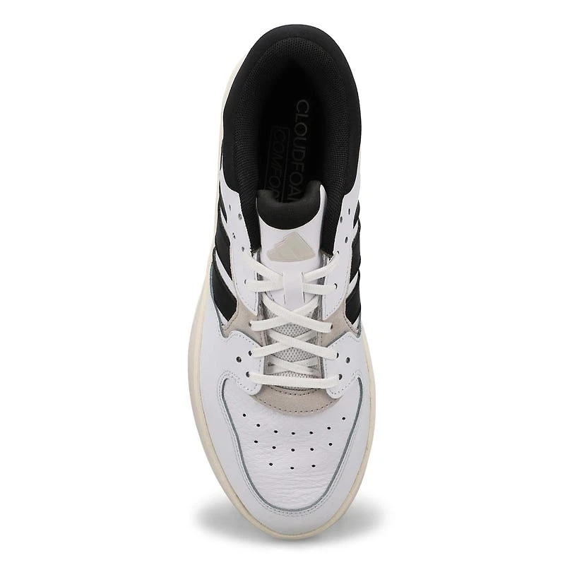 Baskets  lacets COURT 24, blanc/noir/blanc, homme
