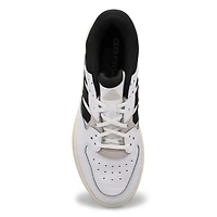 Baskets  lacets COURT 24, blanc/noir/blanc, homme
