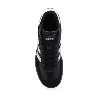 Kids'  Samba Lace Up Sneaker - White/Black