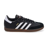 Kids'  Samba Lace Up Sneaker - White/Black