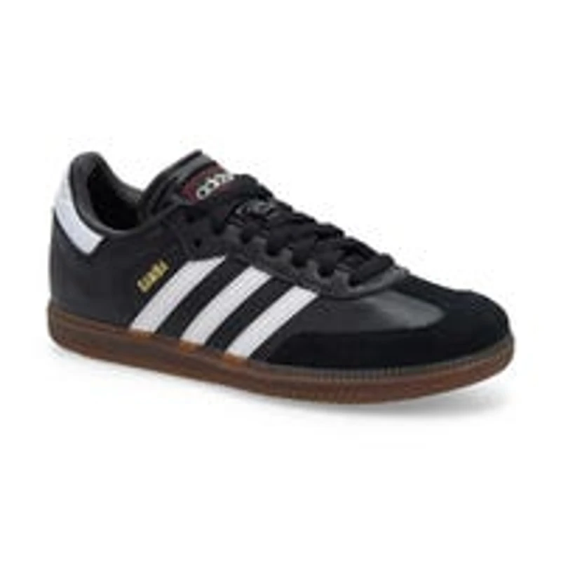Kids' Samba Lace Up Sneaker - Black/White
