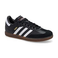 Kids'  Samba Lace Up Sneaker - Black/White