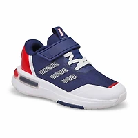 Kids' Marvel Cap Racer EL K Sneaker - Blue/ White