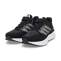 Kids'  UltraRun 5 EL C Sneaker - Black/White/White