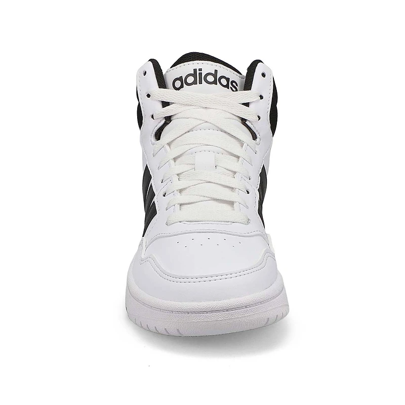 Baskets HOOPS MID 3.0 K, noir/blanc, enfants