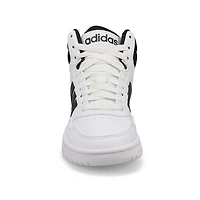 Baskets HOOPS MID 3.0 K, noir/blanc, enfants