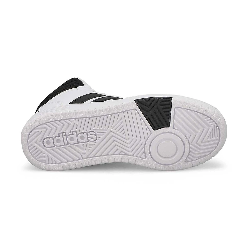 Baskets HOOPS MID 3.0 K, noir/blanc, enfants
