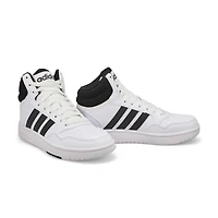 Baskets HOOPS MID 3.0 K, noir/blanc, enfants