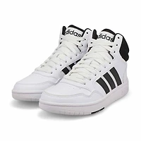 Baskets HOOPS MID 3.0 K, noir/blanc, enfants