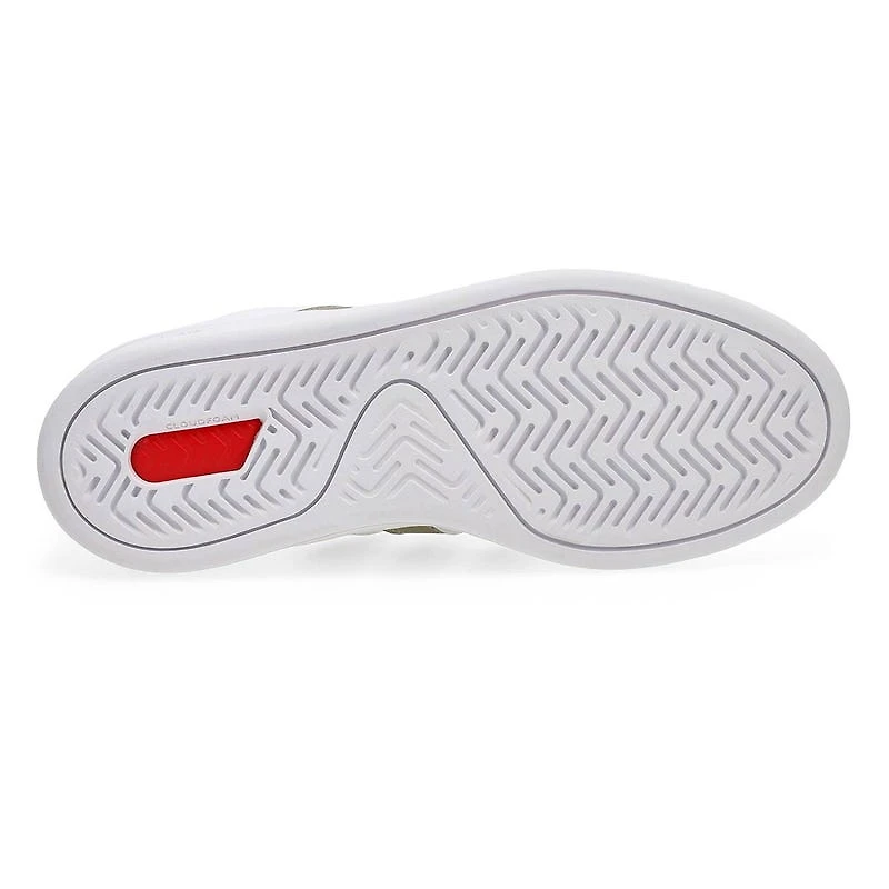 Baskets  lacets GRAND COURT 3.0, blanc/mtallique