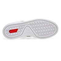 Baskets  lacets GRAND COURT 3.0, blanc/mtallique