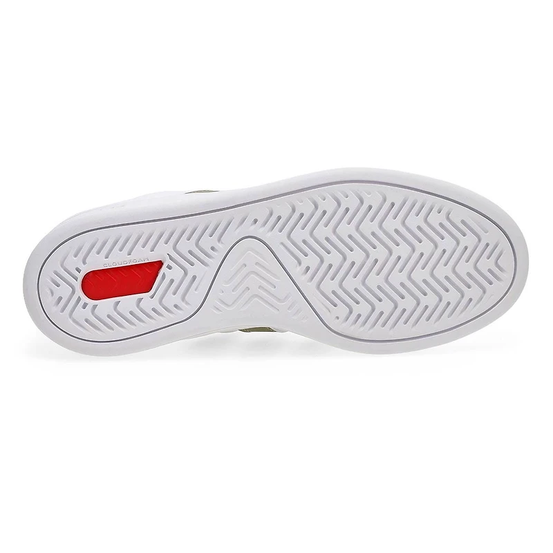 Baskets  lacets GRAND COURT 3.0, blanc/mtallique