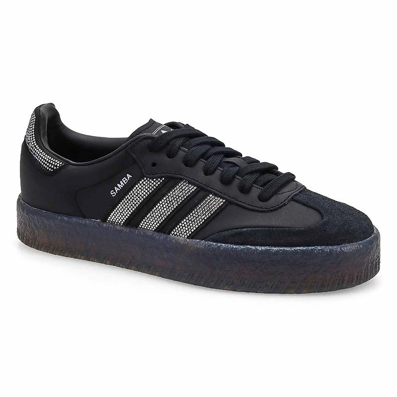 Women's Sambae Lace Up Sneaker - Core Black/Silver