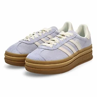 Baskets  plateforme GAZELLE BOLD, rose/blanc cass
