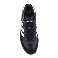 Unisex Samba Lace Up Sneaker - Black/White/Vivid R