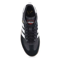 Unisex Samba Lace Up Sneaker - Black/White/Vivid R