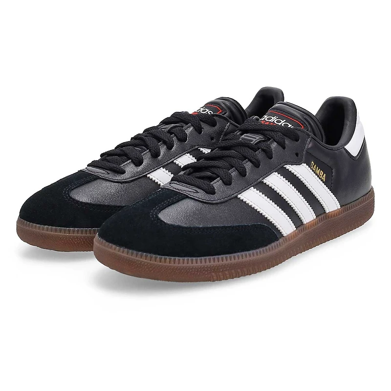Unisex Samba Lace Up Sneaker - Black/White/Vivid R
