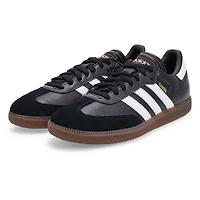 Unisex Samba Lace Up Sneaker - Black/White/Vivid R