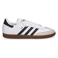 Espadrille unisexe à lacets Samba - Blanc/Noir