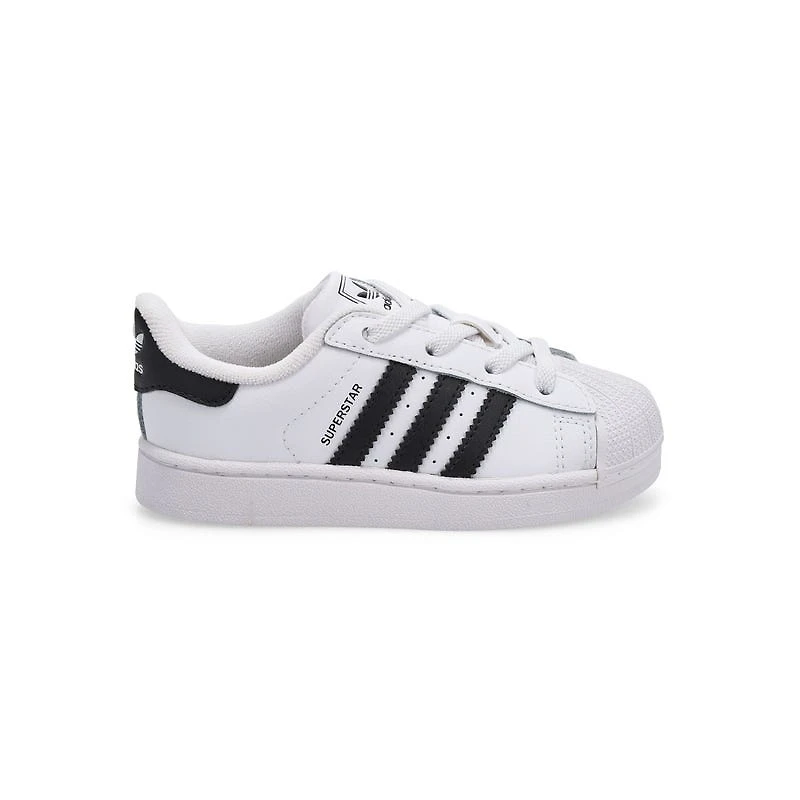 Infants'  Superstar II Lace Up Sneaker - White/Bla