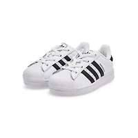 Infants'  Superstar II Lace Up Sneaker - White/Bla