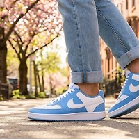 Baskets  lacets COURT VERSION LO V2, bleu univ./b