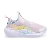 Girls'  Flex Runner 4 PS Pull On Sneaker - Bleache