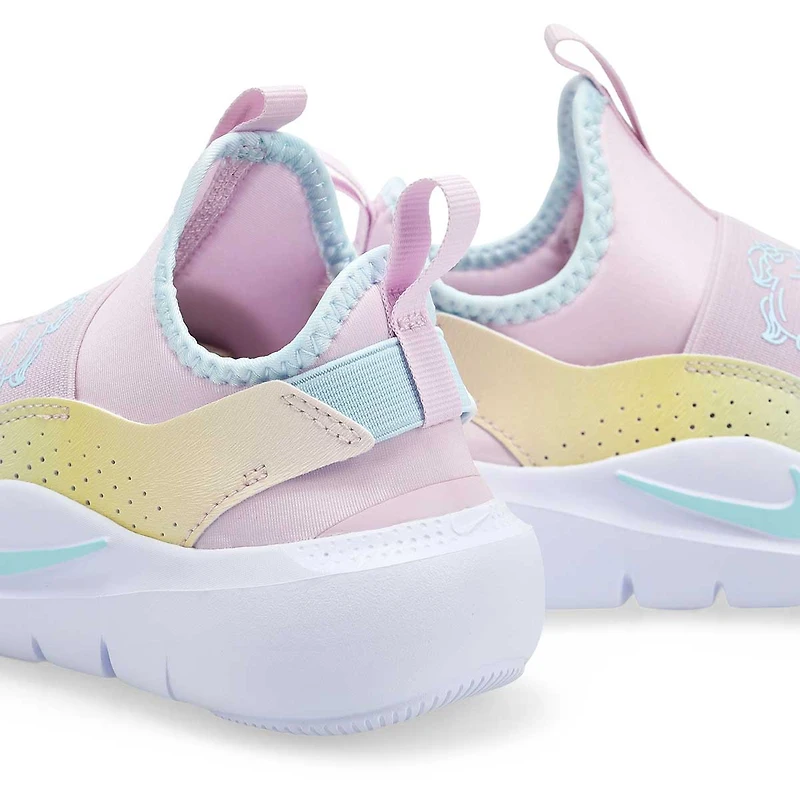 Girls'  Flex Runner 4 PS Pull On Sneaker - Bleache