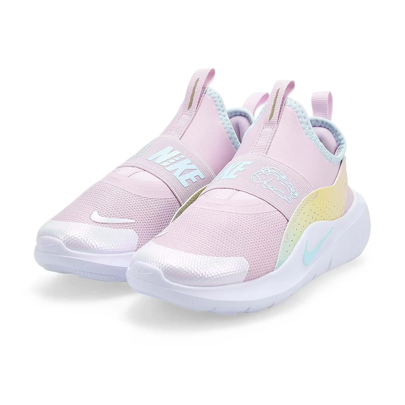 Girls'  Flex Runner 4 PS Pull On Sneaker - Bleache