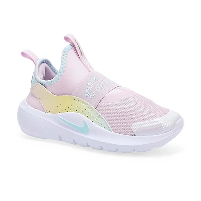 Girls'  Flex Runner 4 PS Pull On Sneaker - Bleache