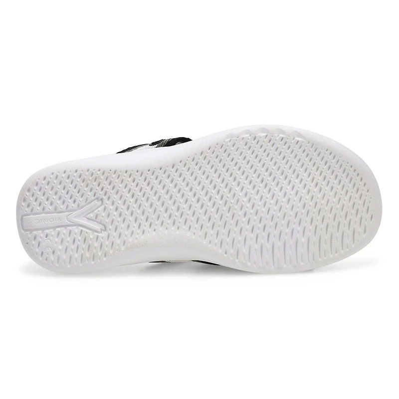 Women's Indigo Casual Thong Sandal - Black/Multi