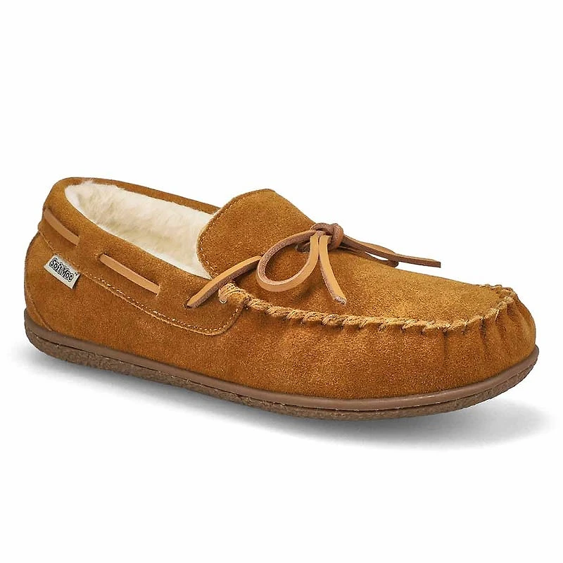 Men's Ivar Leather Memory Foam SoftMocs - Dark Bro