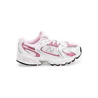 Infants'  530 Bungee Slip On Sneaker - White/Pink